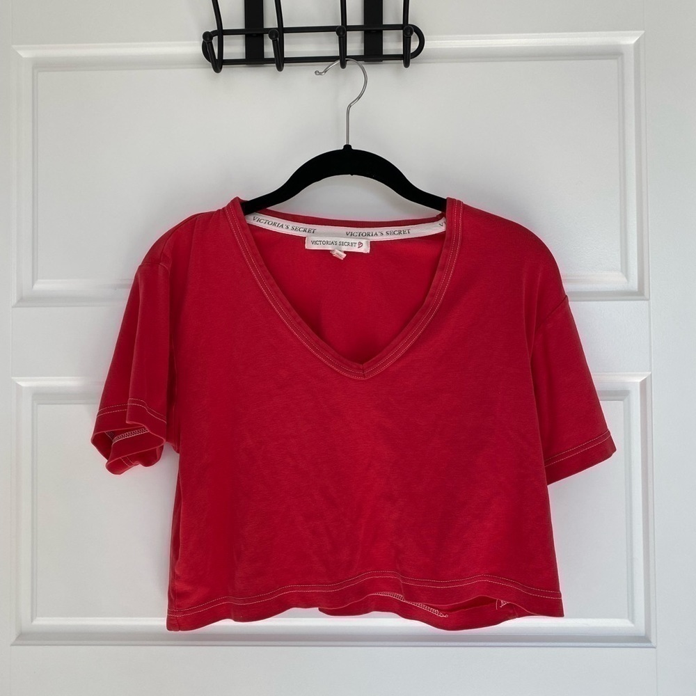 𝅺victorias Secret Women’s Red Crop Top‎ Size XS